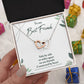 Best Friend Gifts for Friend, Miles Apart We Are Friends Connected by Heart