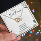Best Friend Gifts for Friend, Miles Apart We Are Friends Connected by Heart