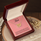 Gifts to Mom from Kids, Interlocking Heart Necklace - To Our Loving Mom