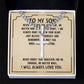 Gifts from Mom to Son Cross Necklace Gift to Son