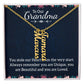 Gifts for Grandma from Grandkids Vertical Name Necklace Personalized