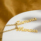 Gifts for Grandma from Grandkids Vertical Name Necklace Personalized