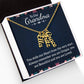 Gifts for Grandma from Grandkids Vertical Name Necklace Personalized