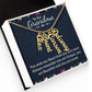 Gifts for Grandma from Grandkids Vertical Name Necklace Personalized