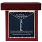 Gifts for Grandma from Grandkids Vertical Name Necklace Personalized