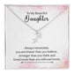Gift to Daughter from Mom Zodiac Necklace Gifts, Stainless Steel or Gold Finish