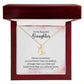 Gift to Daughter from Mom Zodiac Necklace Gifts, Stainless Steel or Gold Finish