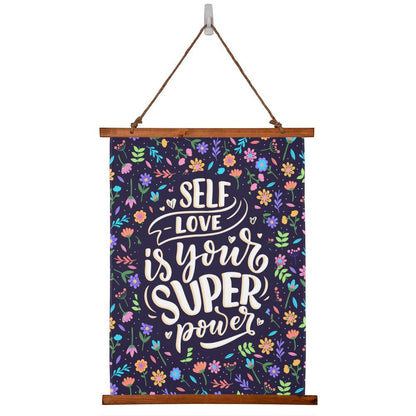 Tapiz de pared con afirmación de amor propio