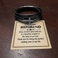 Leather Cross Bracelet for Husband from Wife Gift for Husband