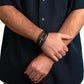 Gifts for Papa Cross Pendent Leather Bracelet, Gifts for Dad Gifts for Grandpa