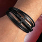 Gift to Husband from Wife Leather Cross Bracelet Gift