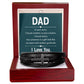 Gift for Dad Leather Cross Bracelet with Message Card, Dad Gifts Birthday Christmas