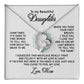 Gifts to Daughter Jewelry Necklace Gift from Mom to Daughter, White or Yellow Gold Finish