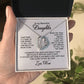 Gifts to Daughter Jewelry Necklace Gift from Mom to Daughter, White or Yellow Gold Finish