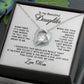 Gifts to Daughter Jewelry Necklace Gift from Mom to Daughter, White or Yellow Gold Finish