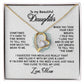Gifts to Daughter Jewelry Necklace Gift from Mom to Daughter, White or Yellow Gold Finish