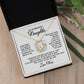 Gifts to Daughter Jewelry Necklace Gift from Mom to Daughter, White or Yellow Gold Finish