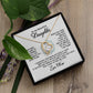 Gifts to Daughter Jewelry Necklace Gift from Mom to Daughter, White or Yellow Gold Finish
