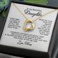 Gifts to Daughter Jewelry Necklace Gift from Mom to Daughter, White or Yellow Gold Finish