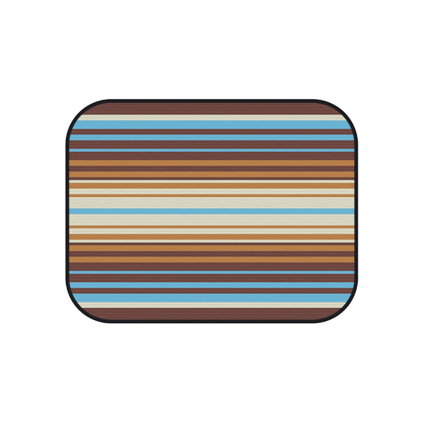 Striped Sedona Sand Mats for Car Floor Mats Set of 4 Mats for Car Boho Non Slip Car Mats