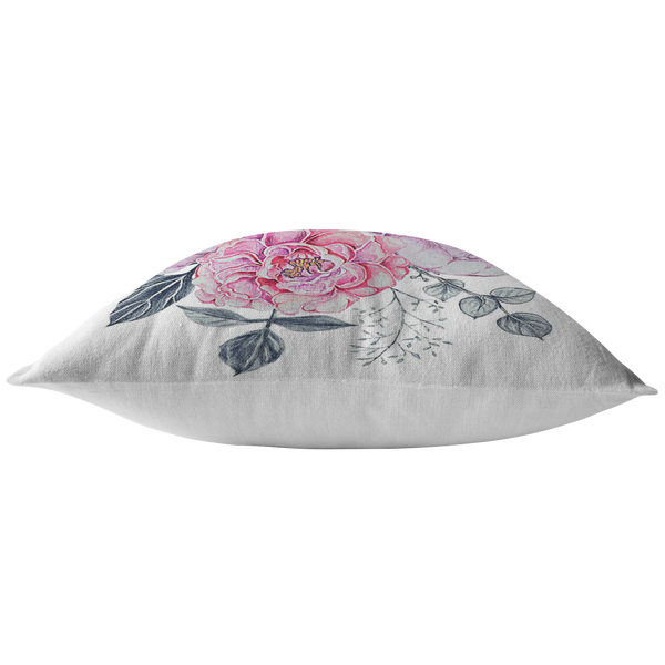 Floral Pastel Design Accent Pillow