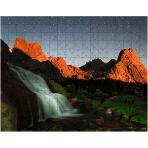 Puzzle, Waterfall Mountain Puzzle, Scenic Puzzle, Gifts, Outdoors