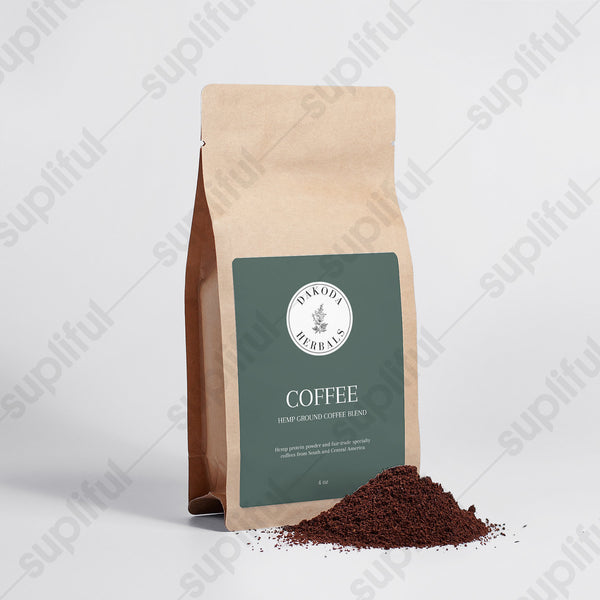 Organic Hemp Coffee Blend - Medium Roast 4oz