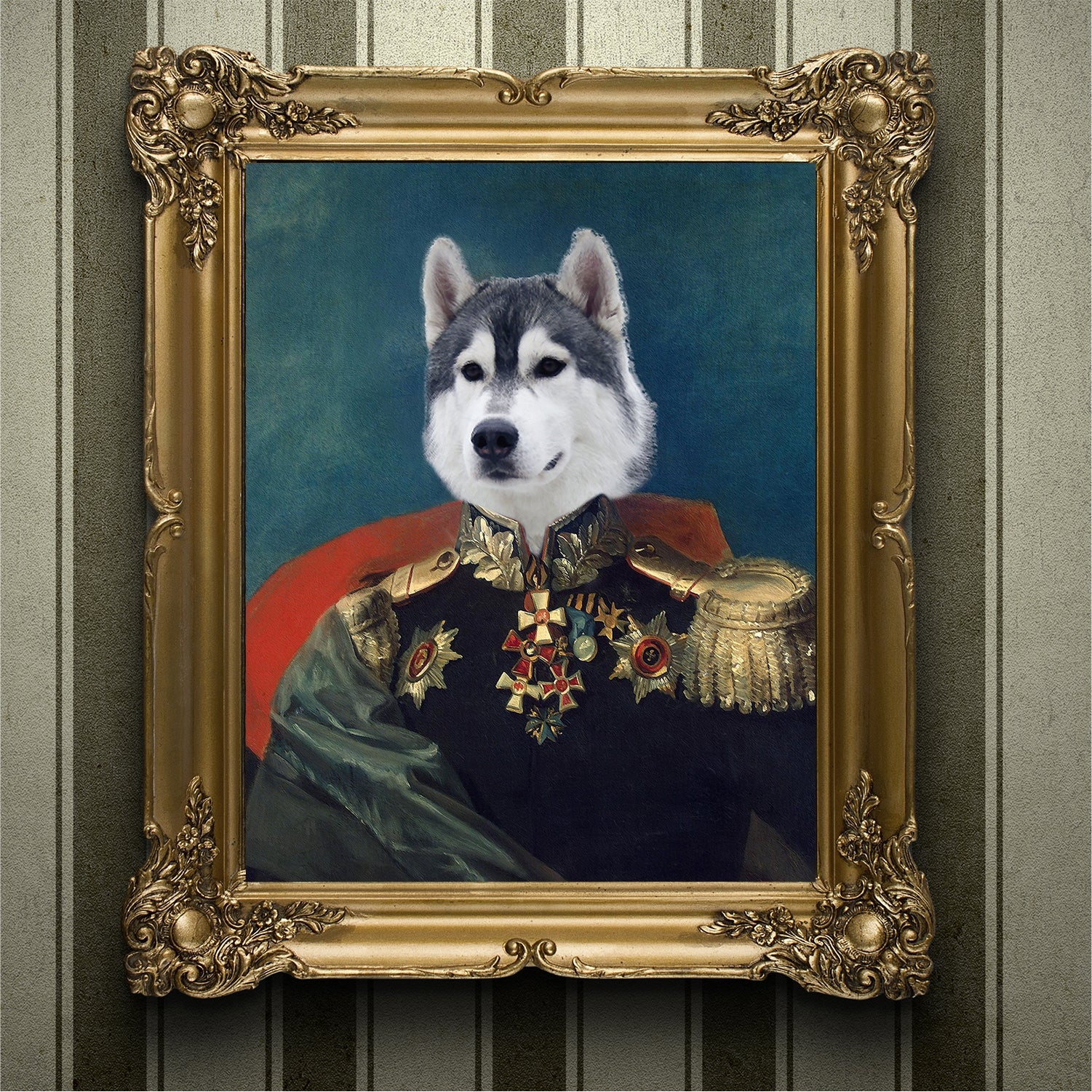 General Bark Reporting for Duty Digital File Print