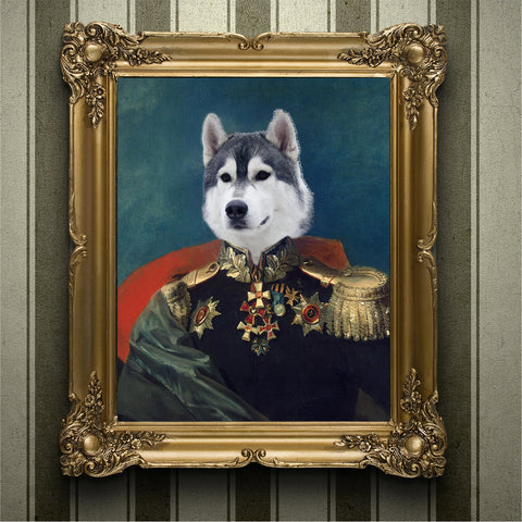 General Bark Reporting for Duty Digital File Print