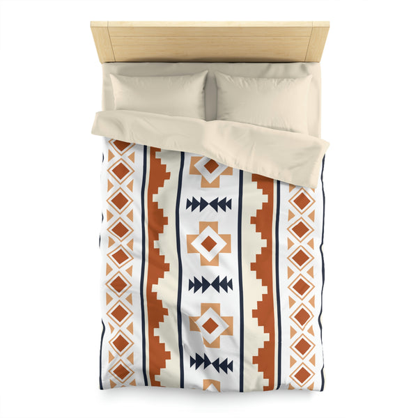 Duvet Cover Queen Twin or King, Microfiber Polyester Boho Southwestern