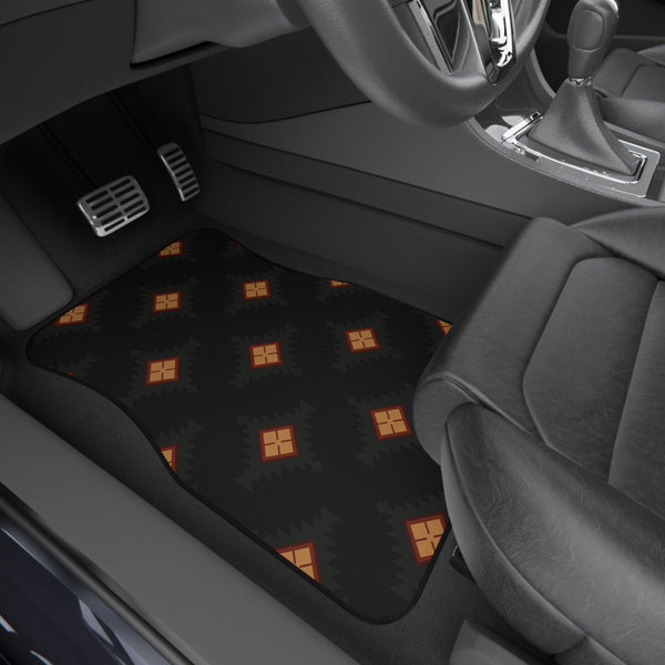Boho Car Mats (Set of 4) Southwestern Car Mats for Car SUV Night Canyon Print
