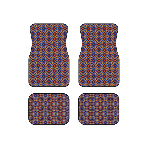 Modern Midcentury Car Mats (Set of 4)