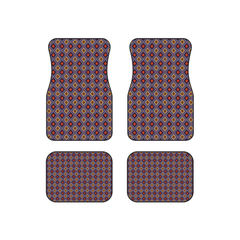 Modern Midcentury Car Mats (Set of 4)