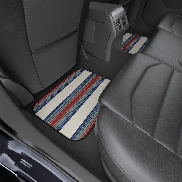 Car Mats (Set of 4) Adobe Dreams Print Striped Mats for SUV or Car