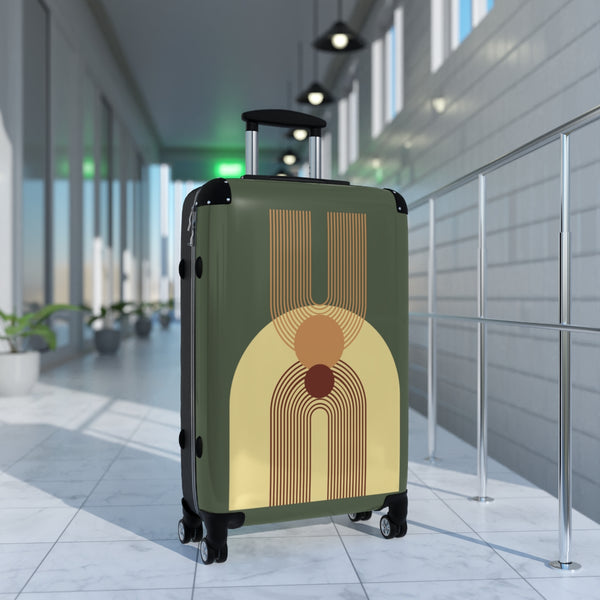 Cabin Suitcase Multiple Sizes Retro Luggage Built in Combination Lock