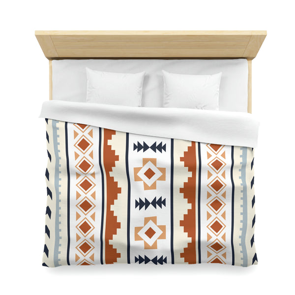 Duvet Cover Queen Twin or King, Microfiber Polyester Boho Southwestern