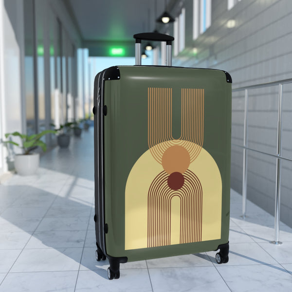 Cabin Suitcase Multiple Sizes Retro Luggage Built in Combination Lock