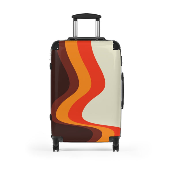 Groovy Retro Cabin Suitcase, Carry On Luggage