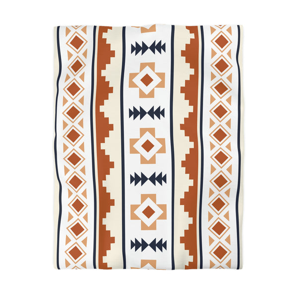 Duvet Cover Queen Twin or King, Microfiber Polyester Boho Southwestern