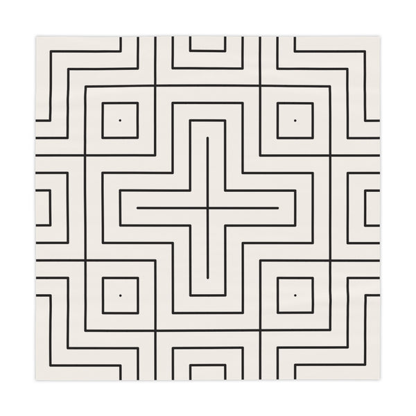 Abstract Simple Tablecloth for Kitchen Table