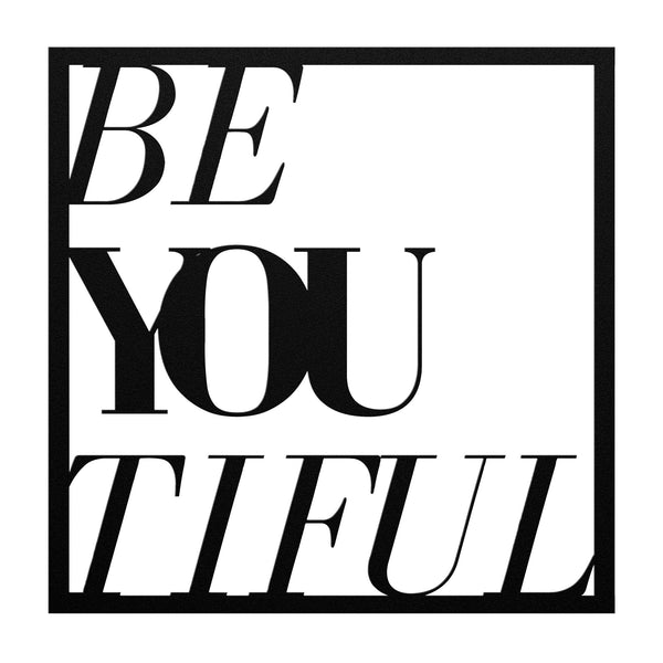 Beautiful Gifts for Friends, Self Empowering Artwork Steel Metal Art, Indoor or Outdoor