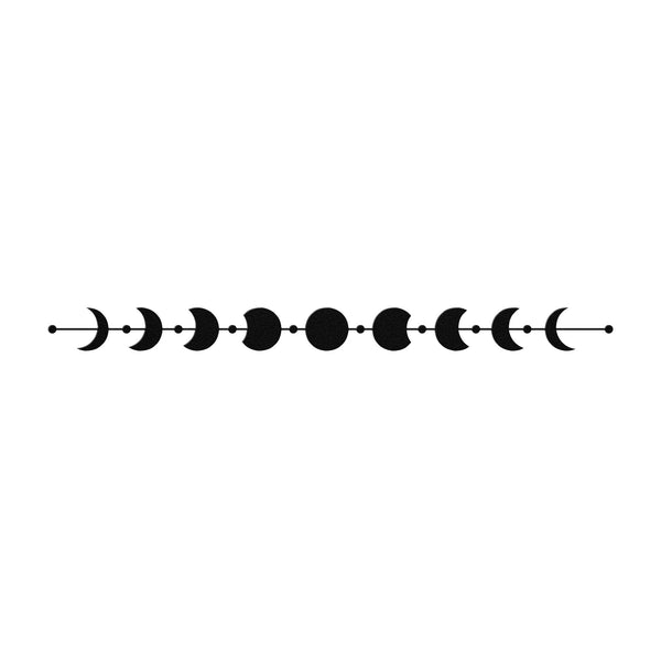 Celestial Moon Phases Metal Wall Art Decor