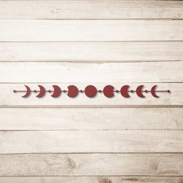 Celestial Moon Phases Metal Wall Art Decor