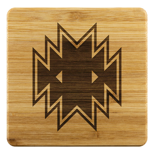 Coasters Set of 4, Aztec Motif Southwestern, Housewarming Gifts