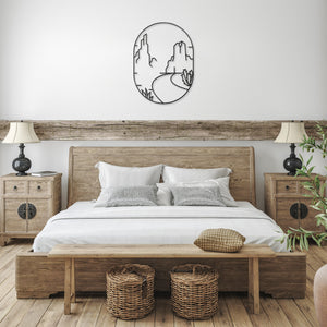 Desert Scene Metal Wall Art
