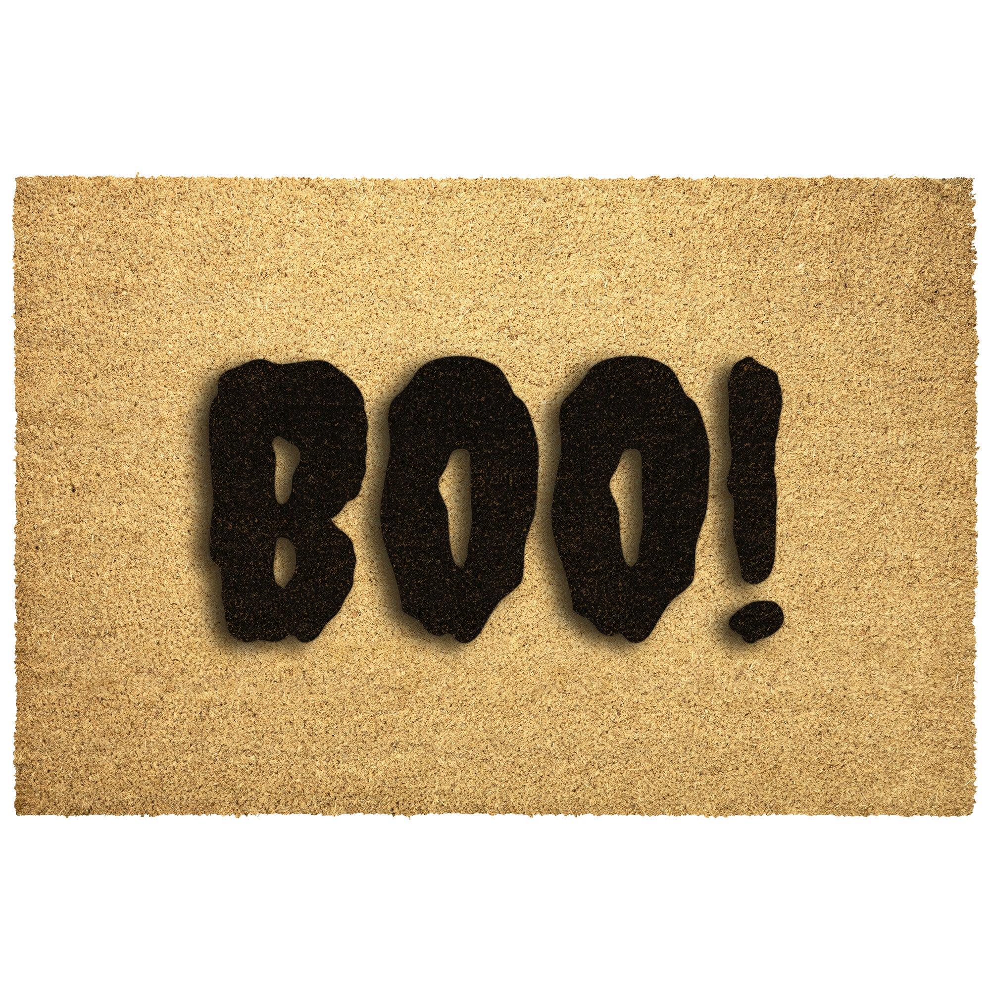 Door Mat Coir Welcome Mat Halloween Decor BOO! Mat