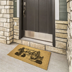 Door Mat Desert Scene Welcome Mat Outdoor Heavy Duty