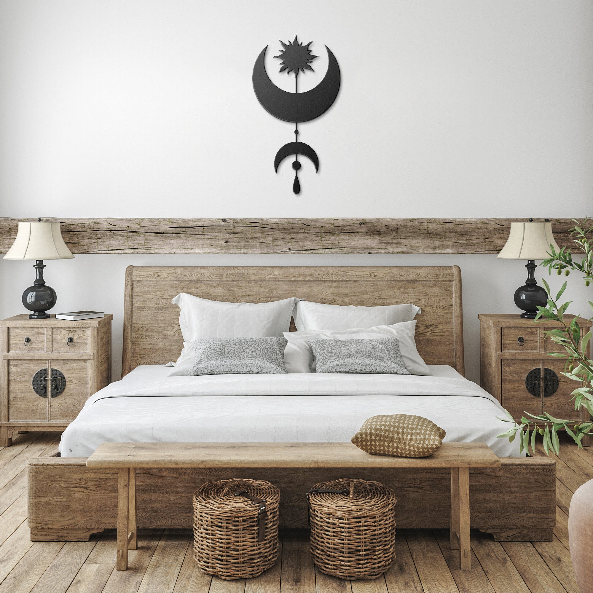 Metal Wall Art Celestial Eclectic Wall Decor