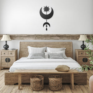 Metal Wall Art Celestial Eclectic Wall Decor