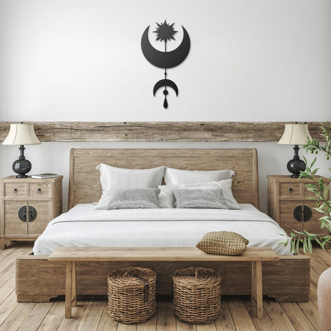 Metal Wall Art Celestial Eclectic Wall Decor